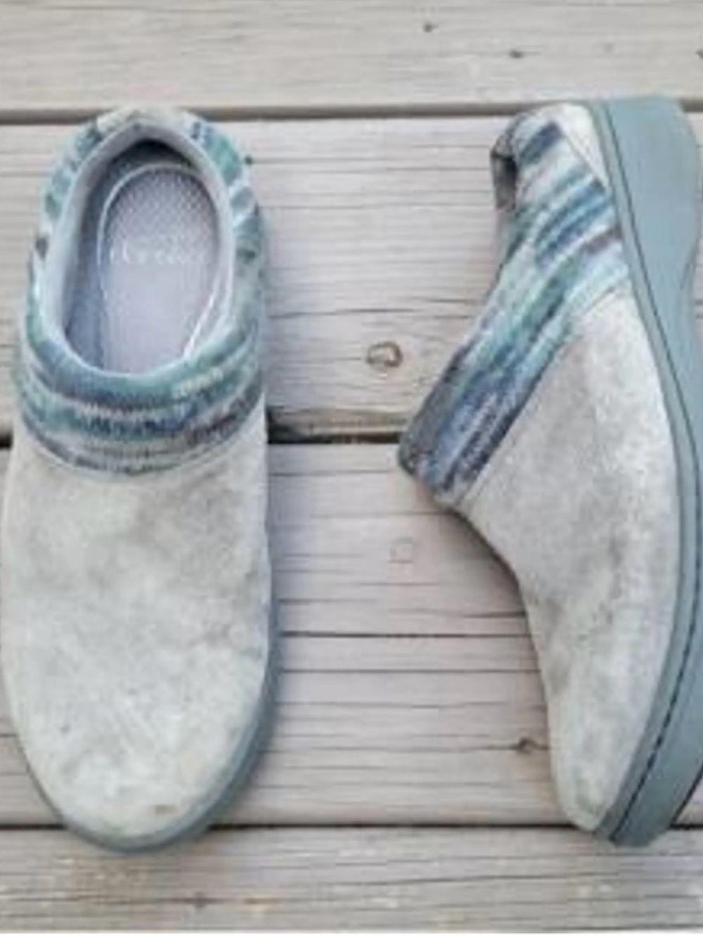 Dansko Brittany Suede Clogs gray